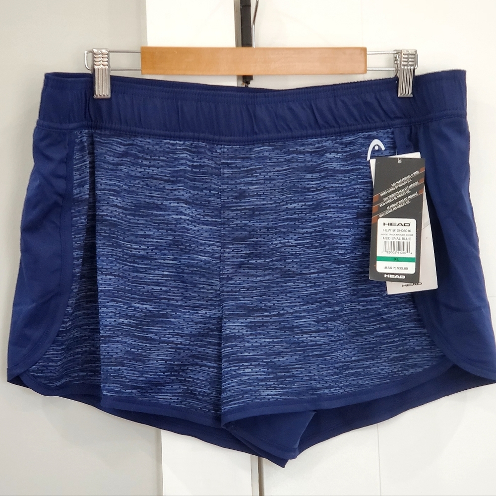 Women's Medievil Blue Athletic/Track Shorts